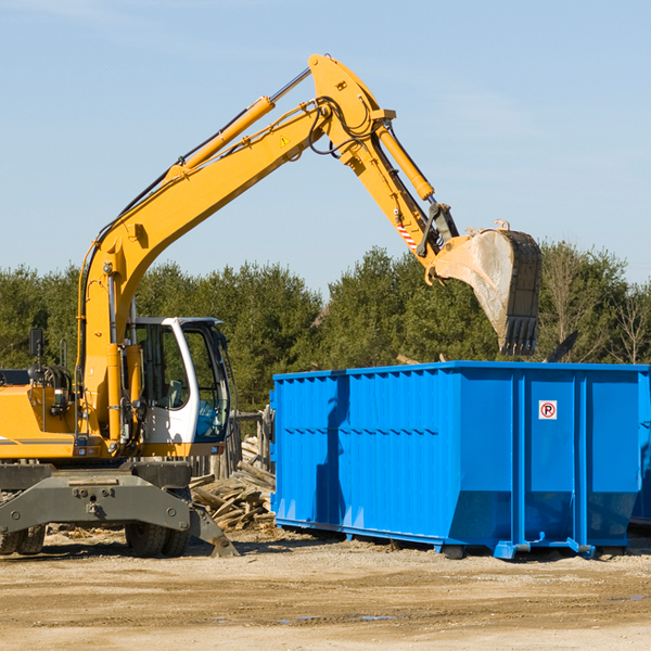 what happens if the residential dumpster is damaged or stolen during rental in Smithville WV